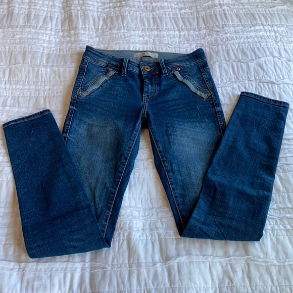 Zara Denim - Zara z1975 zip pocket jeans sz 2